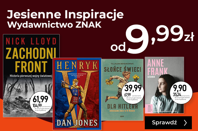 JESIENNE INSPIRACJE. WYDAWNICTWO ZNAK OD 9,99 ZŁ