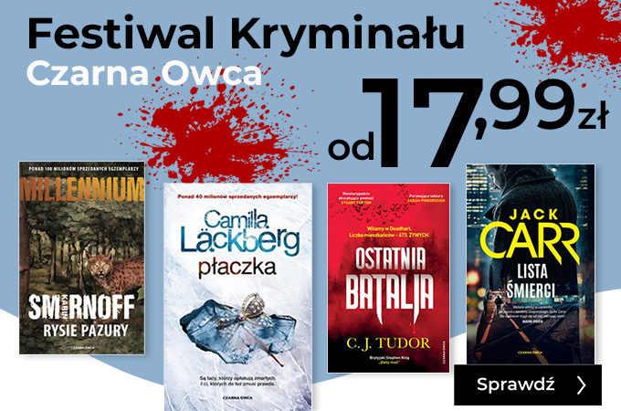 Festiwal Kryminału. Czarna Owca od 17,99 zł