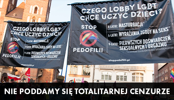 Nie poddamy się totalitarnej cenzurze [foto]