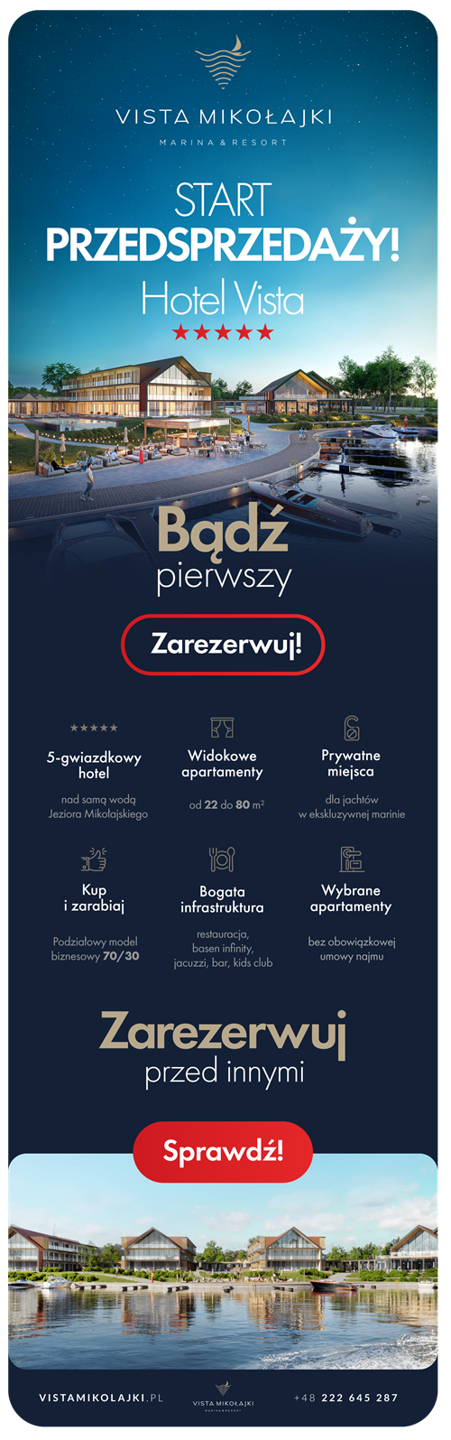 Sprawdź nowy etap! Hotel Vista